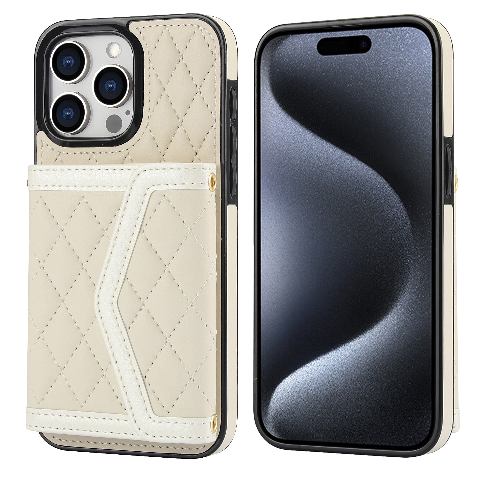适用苹果16手机壳斜挎包带挂绳iphone15Pro max小香风后折翻盖零钱卡包14plus插卡皮套13可支架手机壳