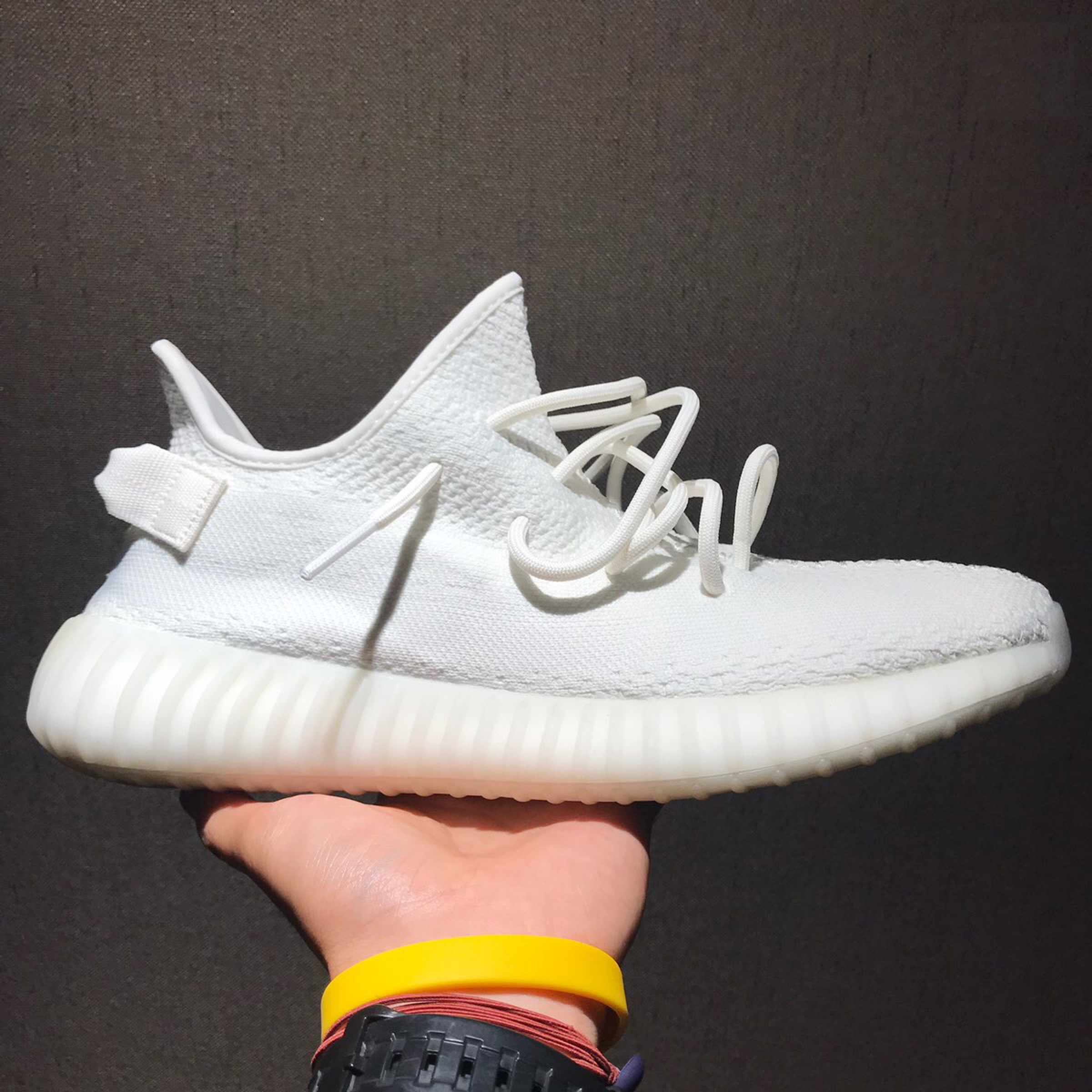 正品diao yeezy帝奥椰子350v2纯白冰淇淋cp9366真爆男鞋小白鞋