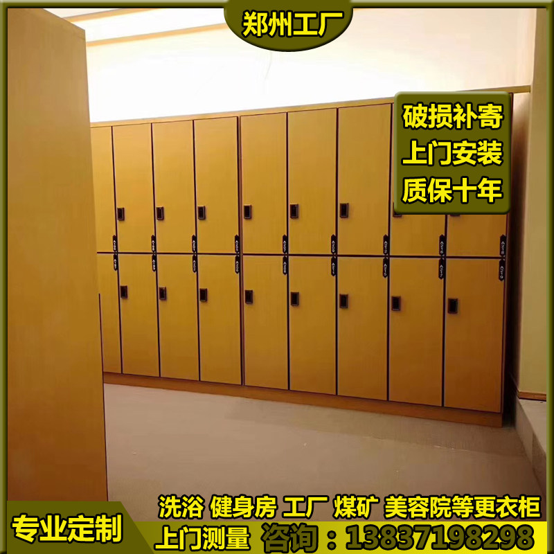 洗浴更衣柜实木无电池锁
