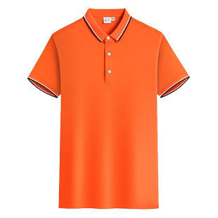 polo衫定制印logo图夏季企业工作服短袖t恤印字团体广告衫T恤刺绣