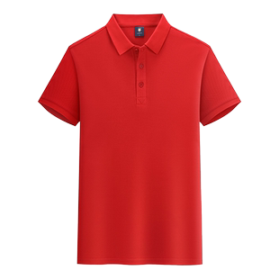 polo衫定制珠地棉t恤夏季工作服短袖订做广告文化刺绣diy印字logo
