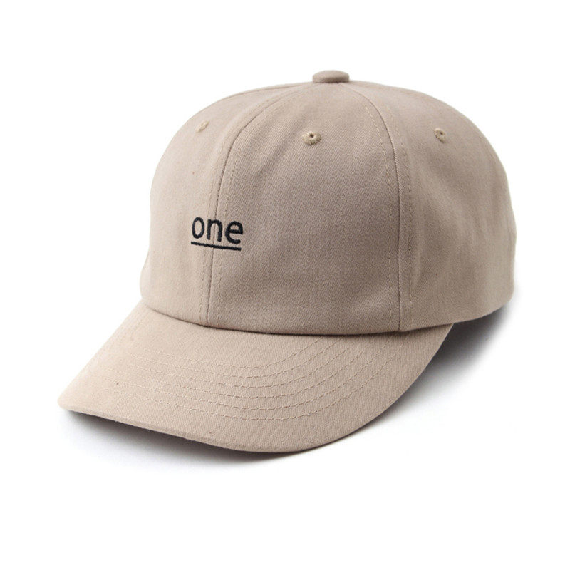 休闲风字母刺绣ins情侣鸭舌帽子