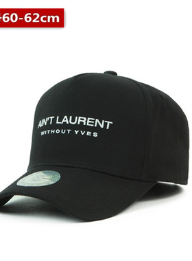 韩国代购flipper大号鸭舌帽子大头围aintlaurent字母硬高顶棒球帽
