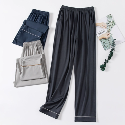 Летние тонкие шелковые штаны для отдыха, большой размер