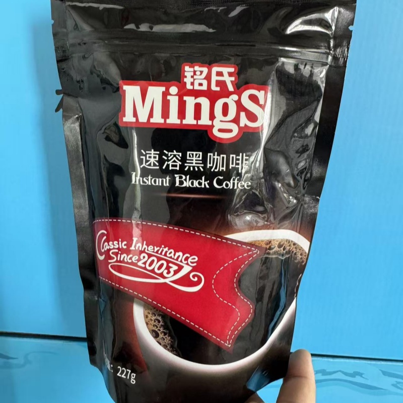 Mings铭氏速溶黑咖啡227g袋装