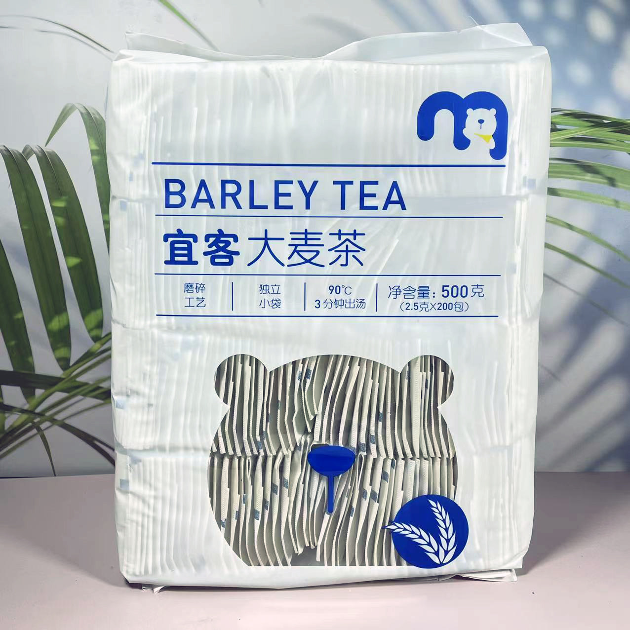 宜客大麦茶袋泡茶茶包500g图片