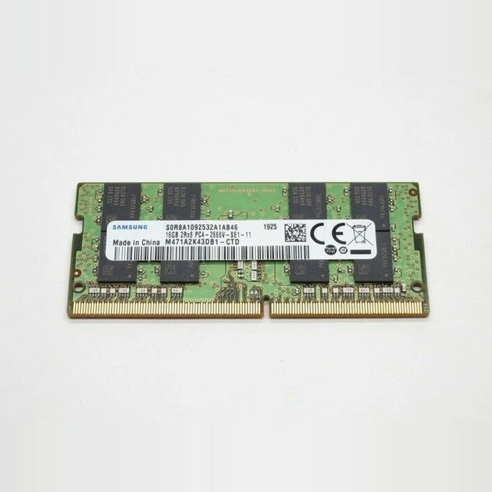 三星 16G 2RX8 PC4-2666V DDR4 2667 M471A2K43DB1-CTD笔记本内存