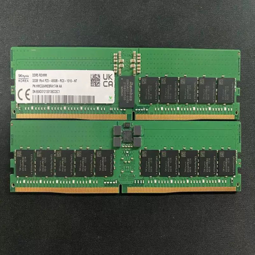 SK海力士32G 2RX8 PC5-4800B-R DDR5 HMCG88MEBRA174N服务器内存
