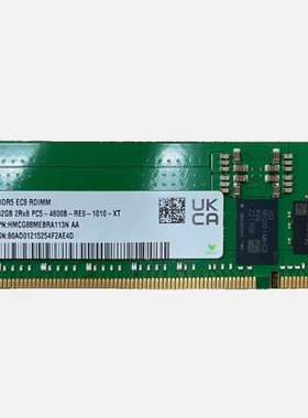 SK 海力士 32G 2RX8 PC5-4800B RDIMM服务器内存 HMCG88MEBRA113N