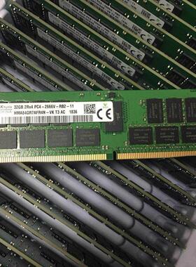 SK 现代原装 32G 2RX4 PC4-2666V HMA84GR7CJR4N-VK服务器内存REG