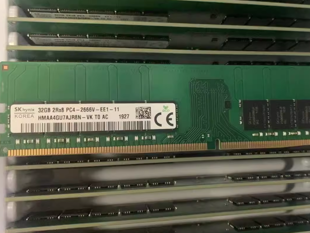 HMAA4GU7AJR8N-VK 现代 海力士 32G PC4-2666V DDR4 纯ECC UDIMM
