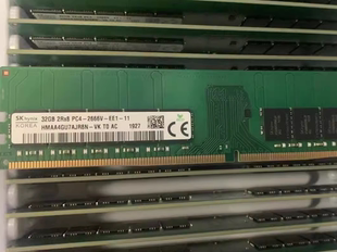 HMAA4GU7AJR8N-VK 现代 海力士 32G PC4-2666V DDR4 纯ECC UDIMM