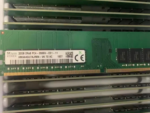 HMAA4GU7AJR8N-VK 现代 海力士 32G PC4-2666V DDR4 纯ECC UDIMM