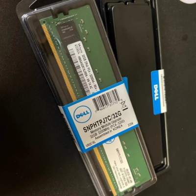 全新 戴尔 HTPJ7 32GB 2RX8 PC4-3200AA-R ECC REG 服务器内存条