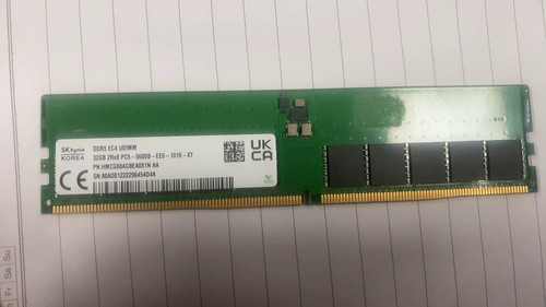 SK 32GB 1RX4 PC5-6400B服务器内存DDR5 ECC REG HMCGB4AHBRA291N