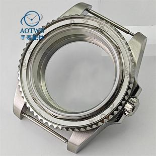 AOtwb 40mm银色不锈钢表壳适合NH35 NH36 ETA 2824 Miyota 8215