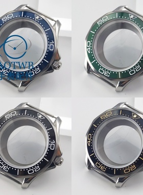 41mm不锈钢钢色表壳适合NH35 NH34 Miyota8215  DG3804 机芯