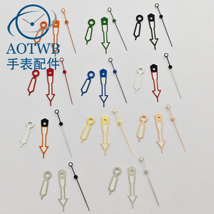 NH35手表表针绿色夜光改装适用于NH35 PT5000 miyota8215机芯维修