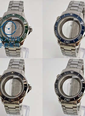 41mm改装不锈钢钢色表壳适合NH35机芯手表维修工具配件