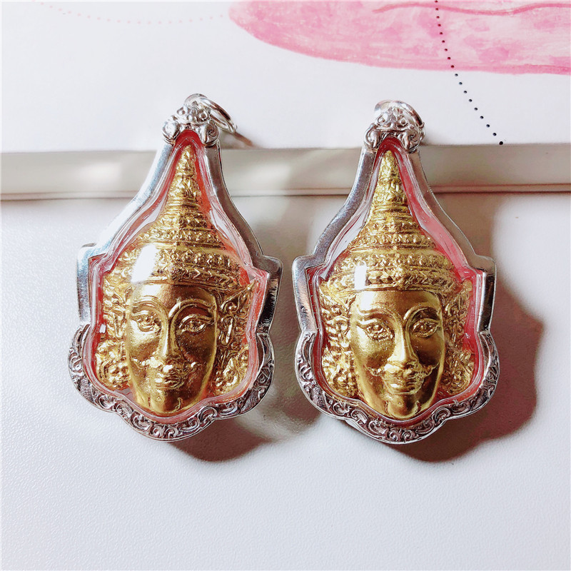 南传佛缘 泰国佛牌  娜娜通 吊坠 纯银外壳  泰国特色