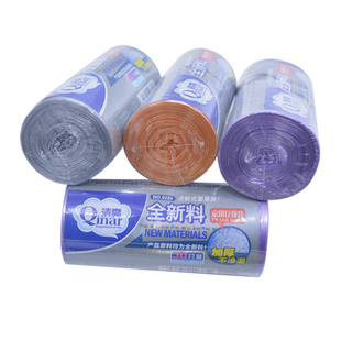 清亮全新料加厚家用垃圾袋多功能塑料袋小号黑色尼龙清洁袋子0385