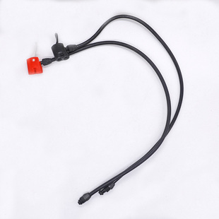 气带 新式 打气筒出气管子 打气筒配件 双用打气头子 打气筒气管