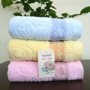 彩云飞6513 全棉毛巾 提花面巾 纯棉成人吸水加厚洗脸手巾
