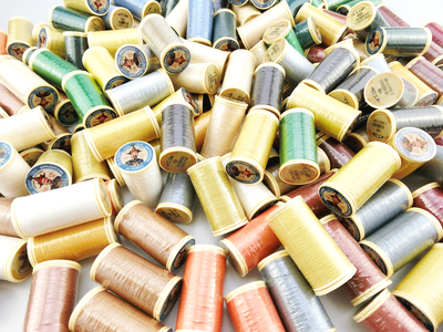 法式刺绣钉珠材料钩珠线sajou 法国Au Chinois钩珠棉线手套纱