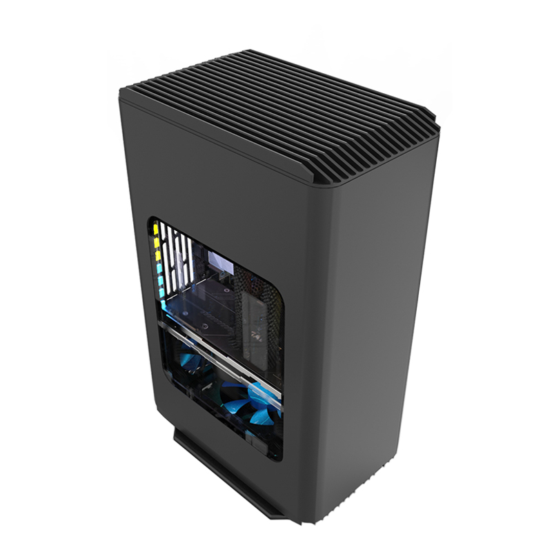 MATX Mute DIY Water-cooled Desktop Mini itx All aluminum a4 small-scale Chassis personality Horizontal computerin the Computer Hardware/Monitor/Computer Peripherals , Chassis  category - from Buy2taobao.com to provide professional Taobao agent buy service