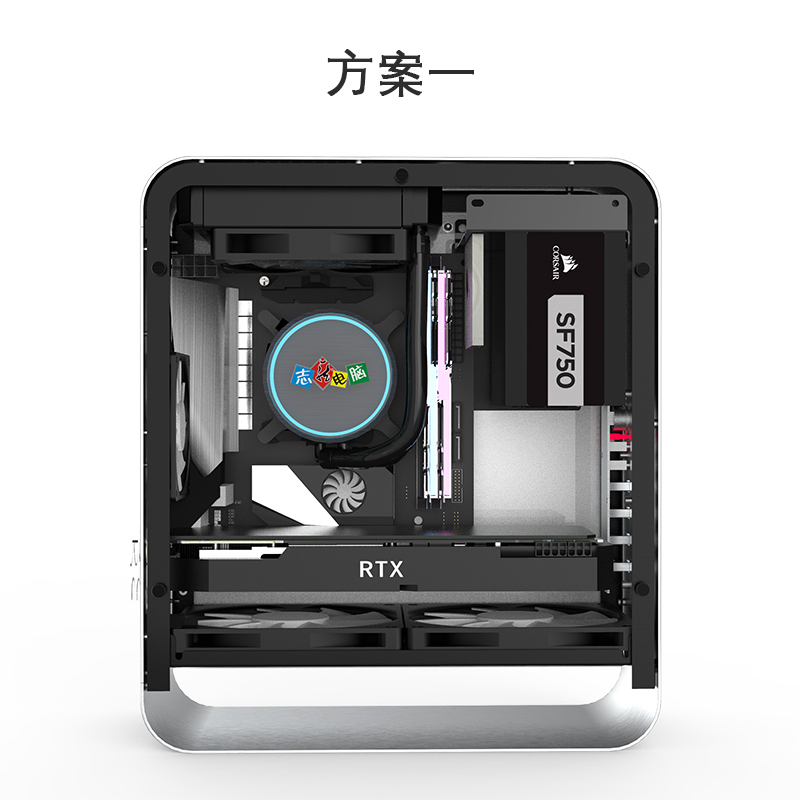 Qiao Sibo UMX1 Split Water-cooled A4 Mini ITX aluminium alloy diy customized personality Small chassis jonsboin the Computer Hardware/Monitor/Computer Peripherals , Chassis  category - from Buy2taobao.com to provide professional Taobao agent buy service