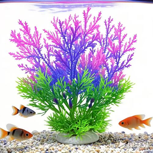 鱼缸装饰仿真水族假花水草摆件