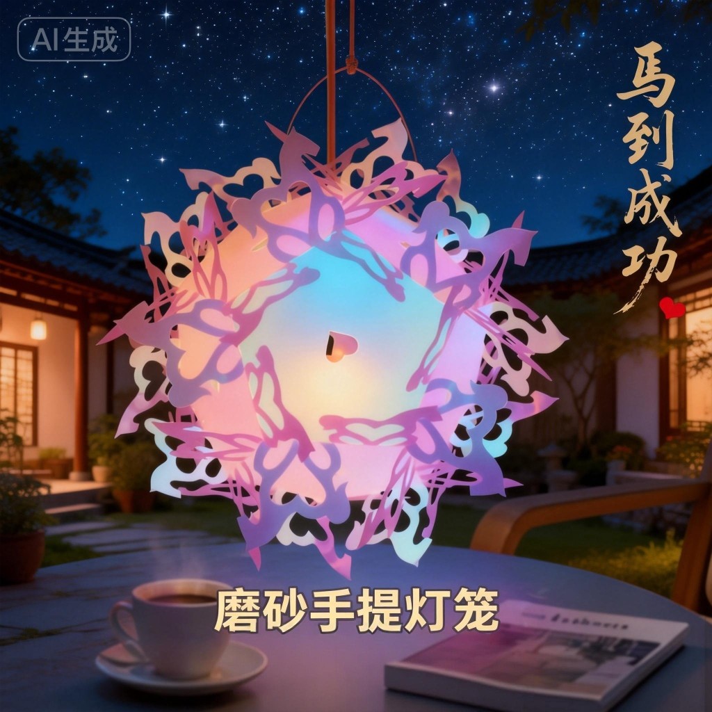 新年元宵花灯儿童手工diy材料镭射成品led手提灯笼景区少女国风灯,节庆用品/礼品,装饰灯,淘宝优惠券,粉丝福利购,淘宝优惠卷