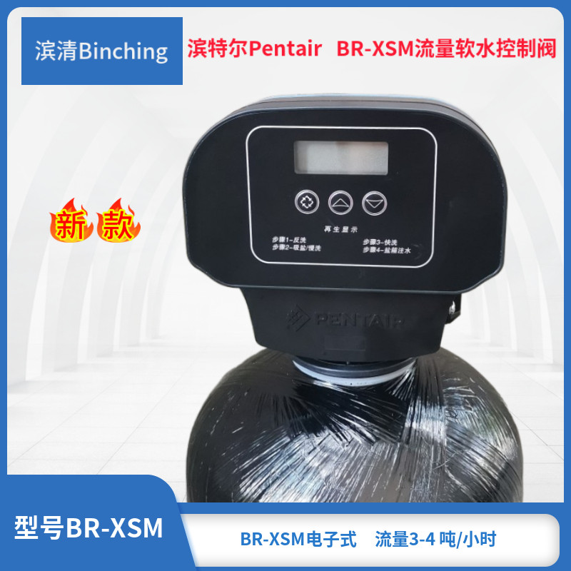 美国pentair 滨特尔 滨润br-xsm 电子流量型 滨特尔水处理控制阀