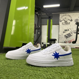 STARWALK 白蓝星巨龙babyblue青春潮流男女滑板鞋运动鞋休闲板鞋