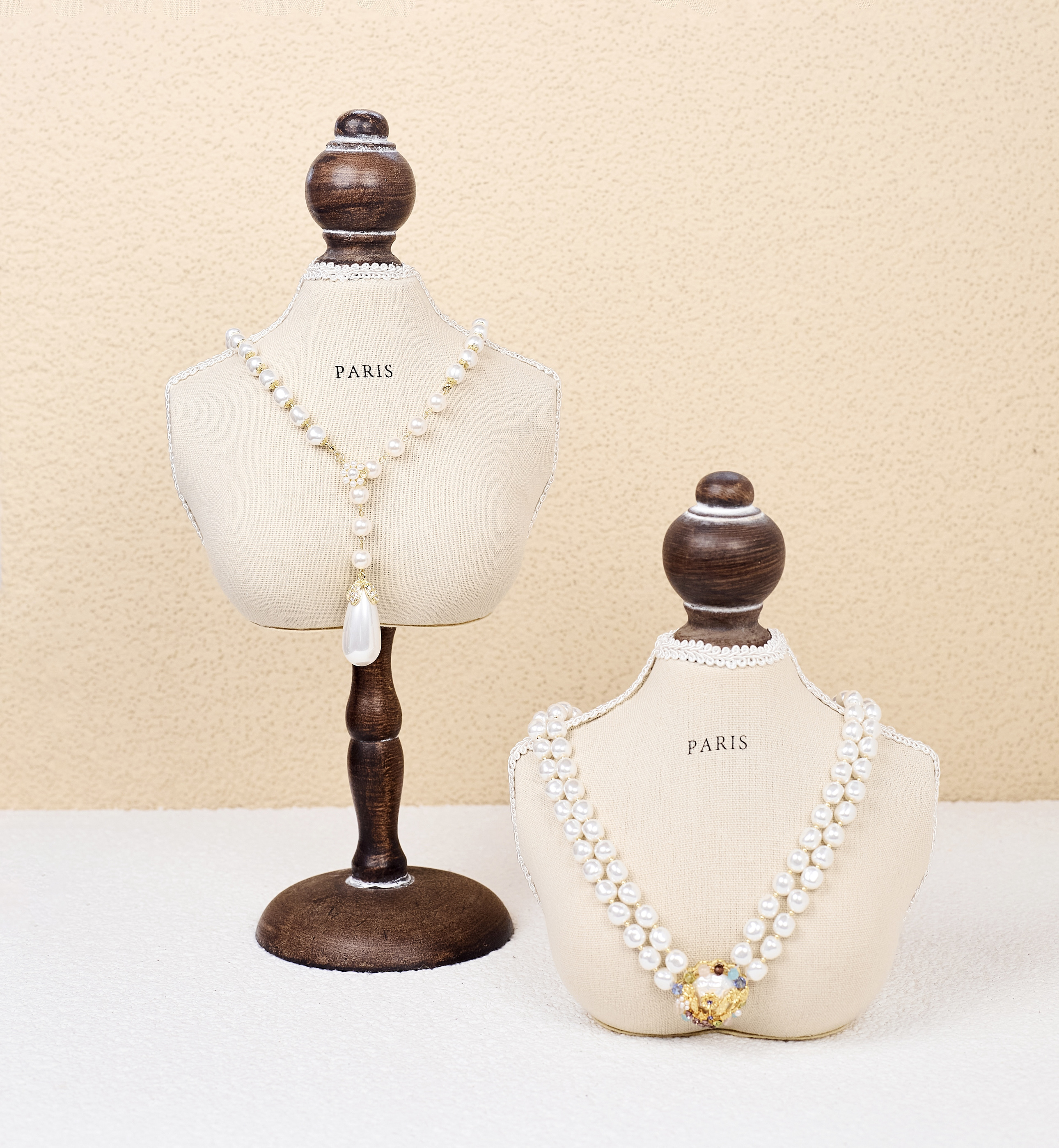 复古人像脖子首饰展示架项链架收纳挂架饰品陈列拍摄道具创意摆件