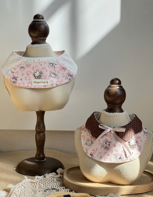 复古项链宠物模特架宠物口水巾狗狗猫咪口水巾展示架猫狗衣服收纳