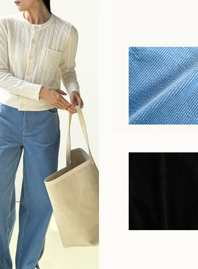 (2色) Plain Sight 黑色、婴儿蓝灯芯绒直身裤