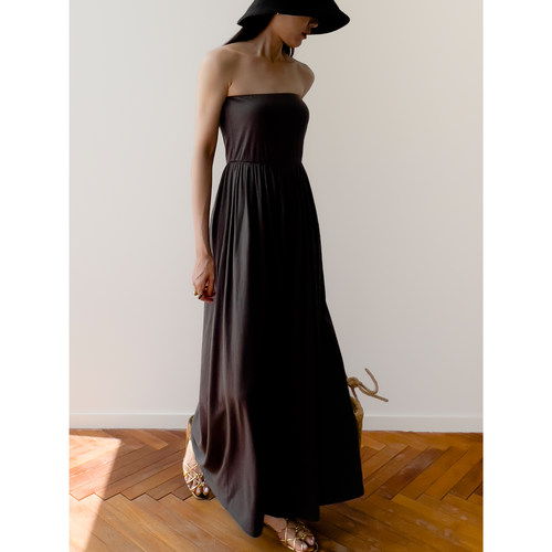 限时福利｜Plain Sight 卡其绿天竺棉抹胸连体裤