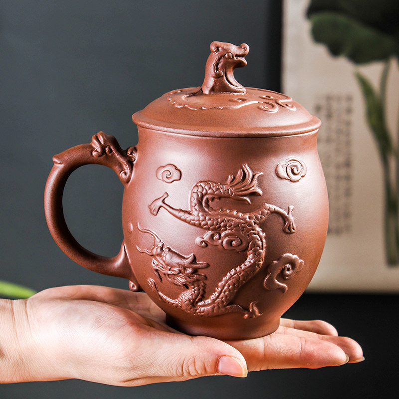 宜兴紫砂杯单个主人泡茶杯