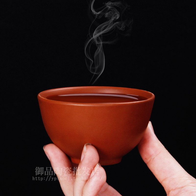 包邮手工宜兴紫砂壶功夫品茗茶杯