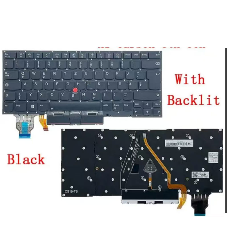 5片全新GR德文适用X1 Yoga 4TH  2019/5TH 2020 键盘 GEN4 GEN5