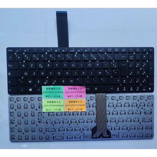 全新ASUS K55 K55VJ A55V A55VD FR 法文 键盘