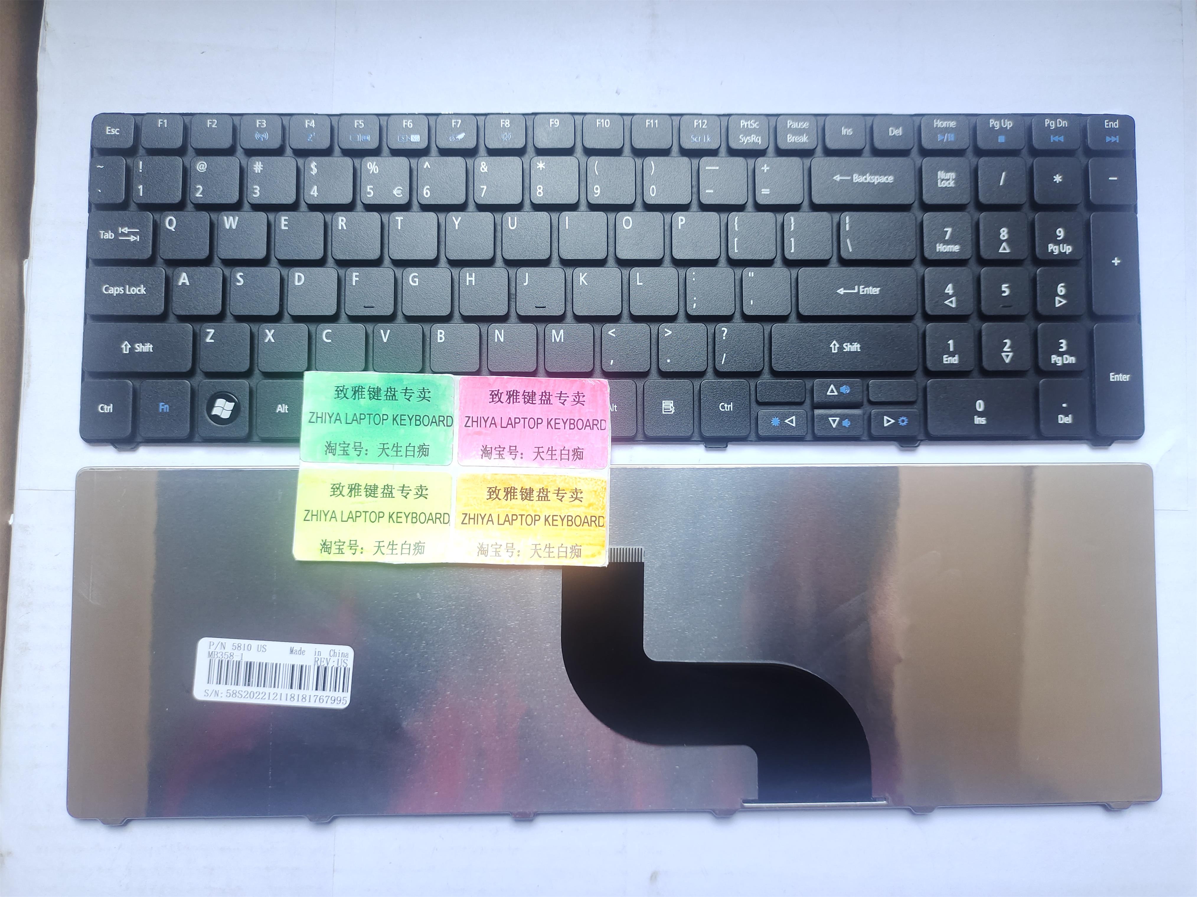 全新ACER 5810 5810T 5741 5745 5536G 5733Z US英文键盘