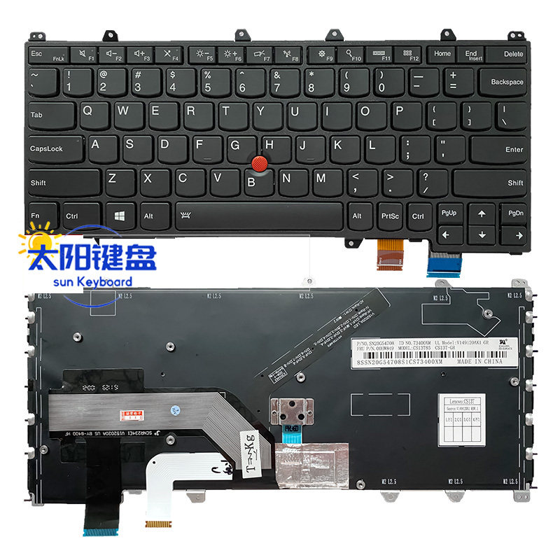 适用Thinkpad联想 Yoga260 yoga 370 X380 S1 2nd 3rd S1 4TH键盘