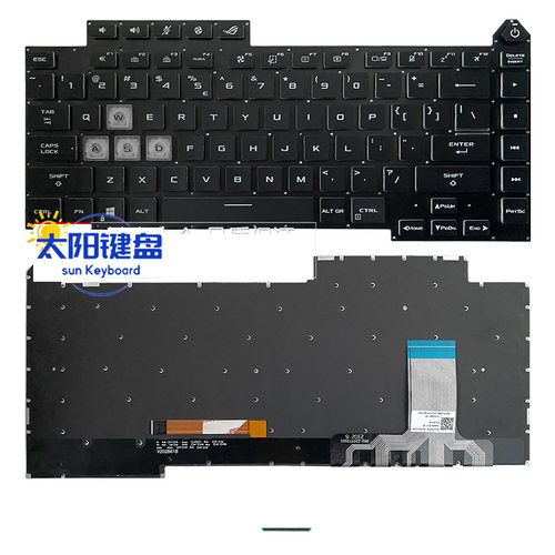 适用于华硕ROG 魔霸新锐 2021款 G513Q G533 G513QY魔霸5 R 键盘