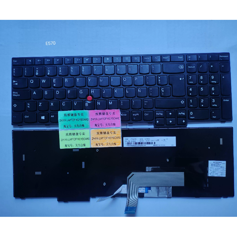全新LENOVO E570 E575 E570C SP 西班牙 键盘