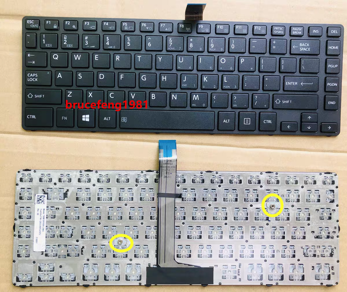 全新东芝Toshiba Tecra A40-C R40-C R30-C R30-B 笔记本键盘