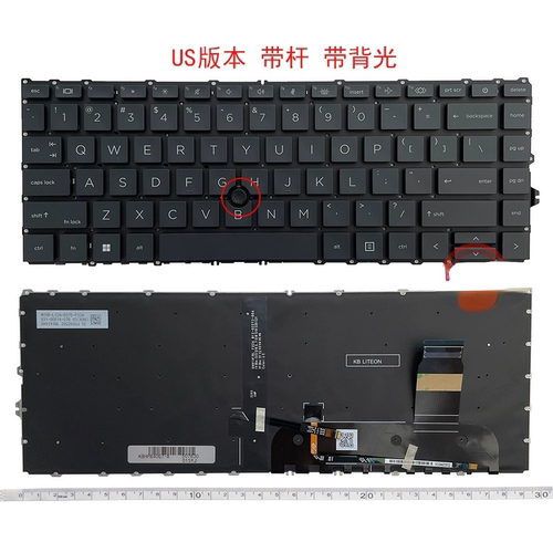 全新Uk Sp La Fr 745 840 845 G7 G8键盘zbook firefly 14 G7 G8