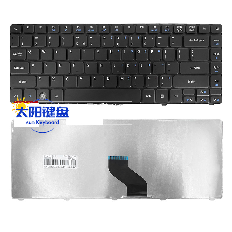 适用宏基 4350 D728 NV49C 3410 5942G 4552G ZQ8C 4253键盘4625G