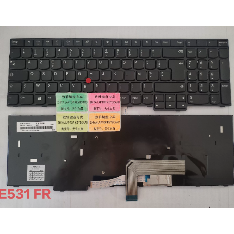 全新LENOVO E531 E540 T540 T550 L540 T540P FR 法文 键盘